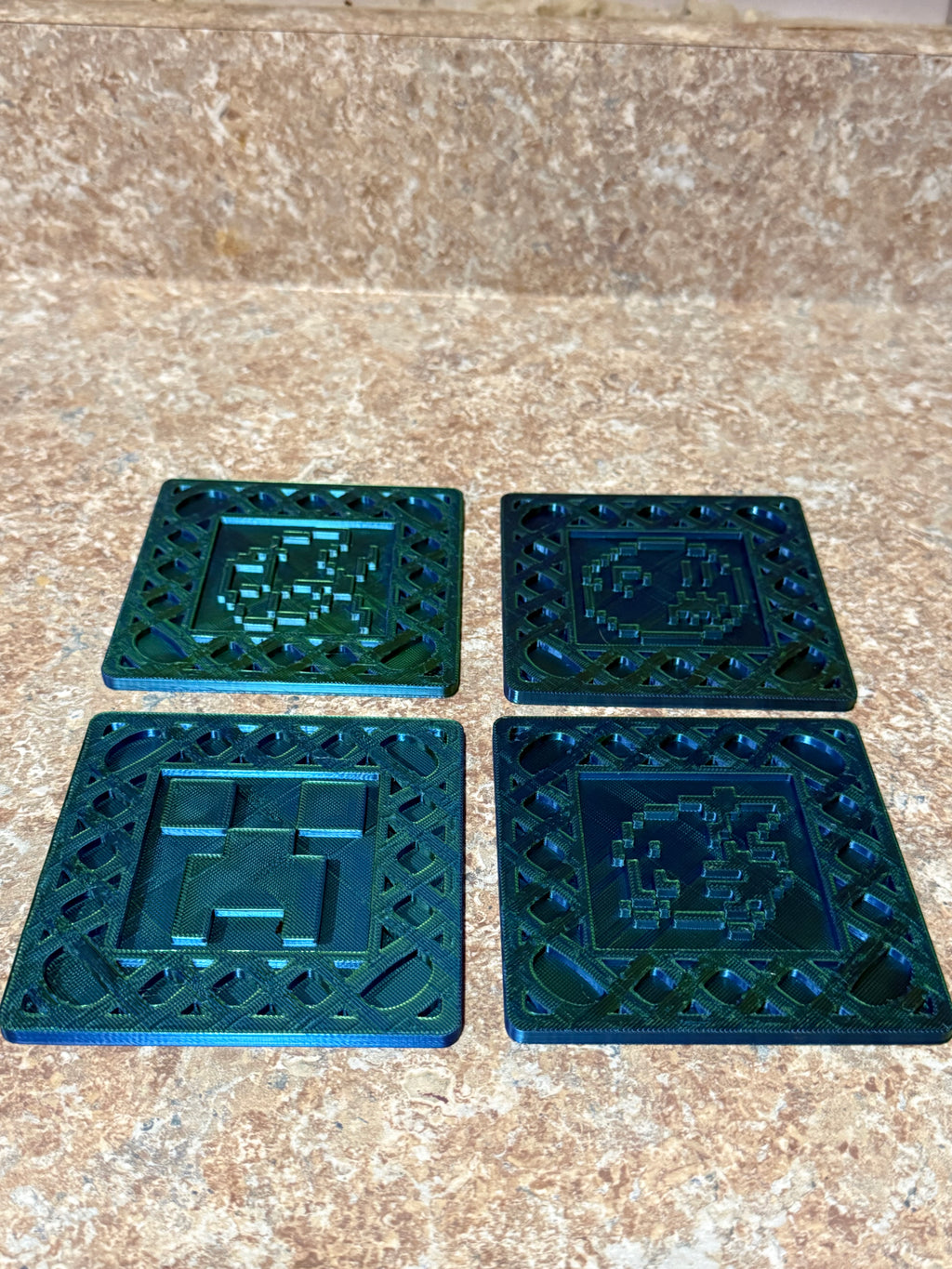 8 bit coaster collection